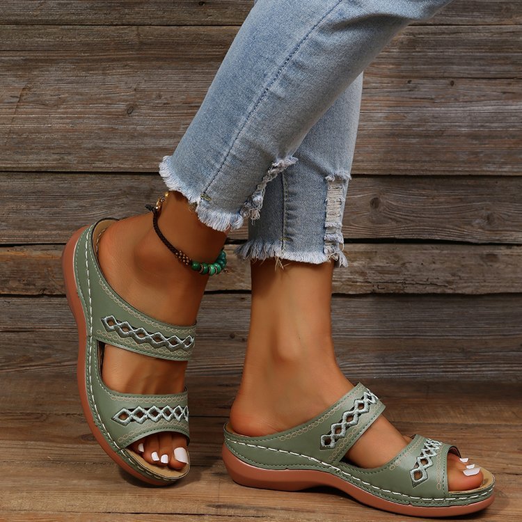 Terri - Orthopedic Wedge Sandals