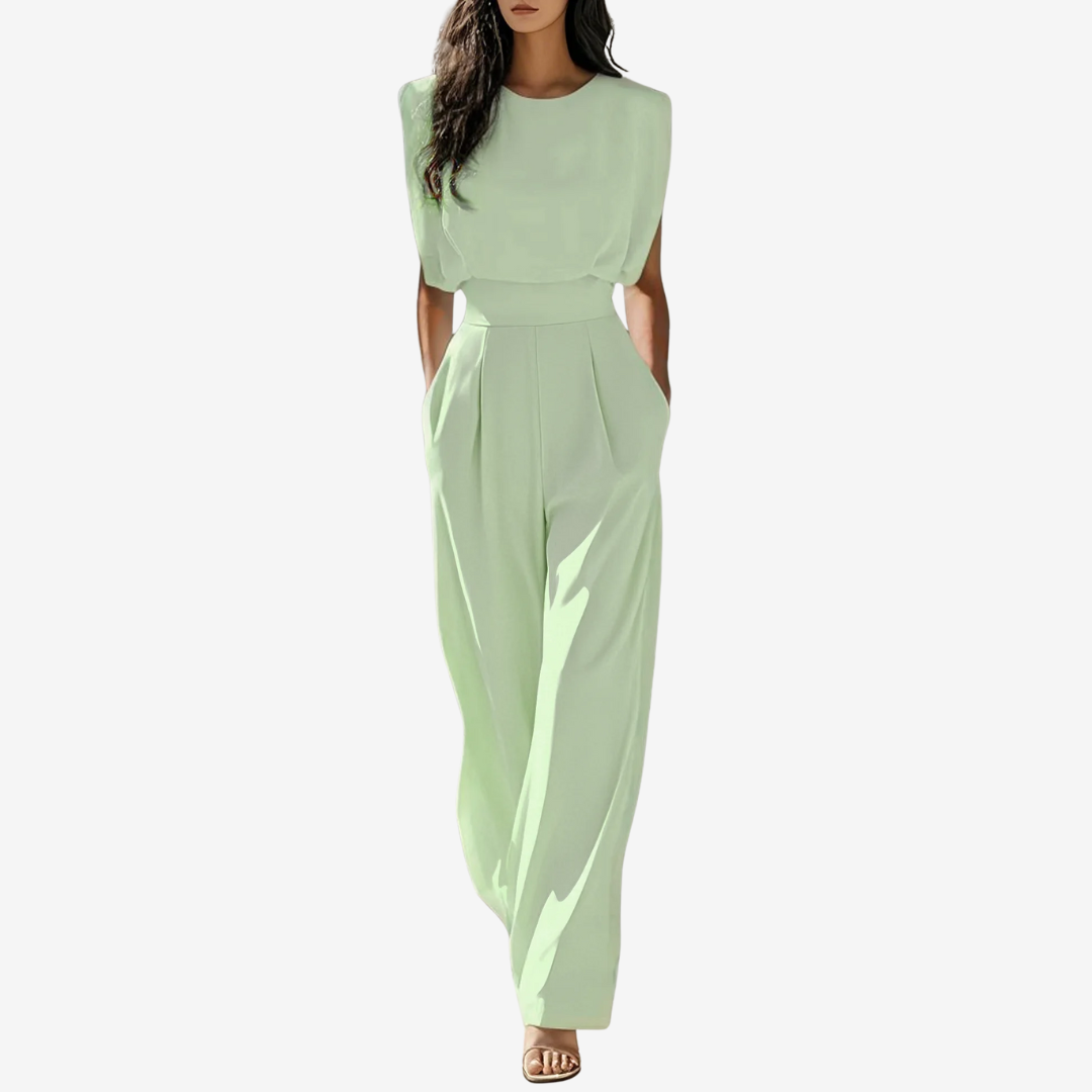 Sara - Effortless Elegance Belted Jumpsuit