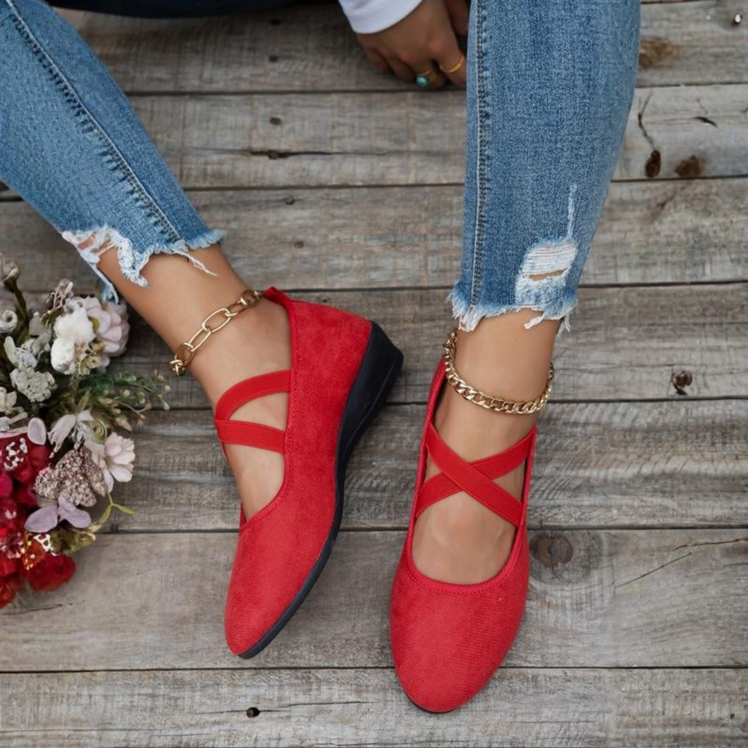 Eileen - Comfort Wedge Ballet Flats