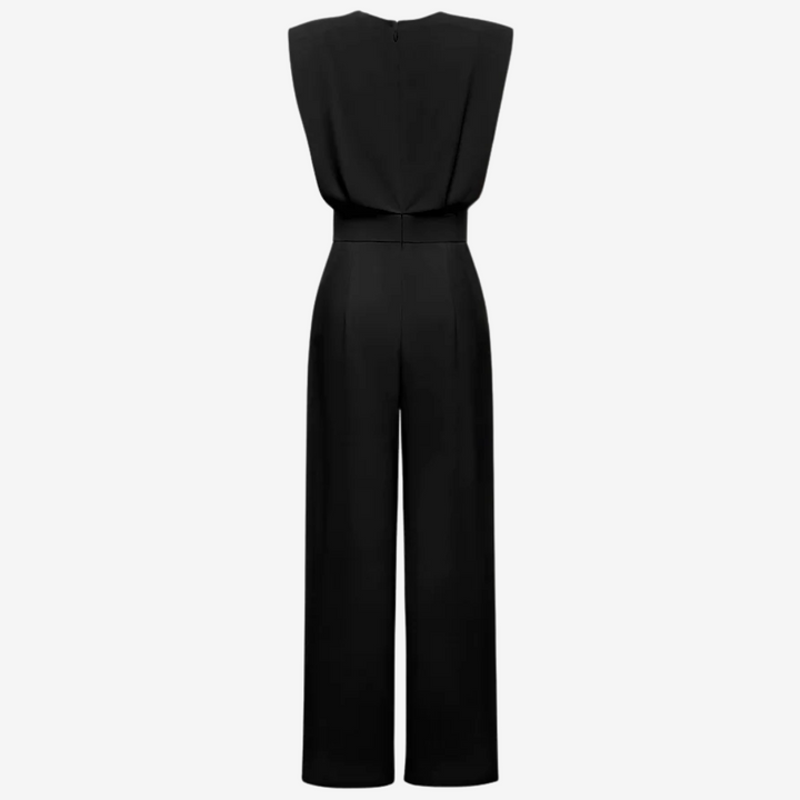 Sara - Effortless Elegance Belted Jumpsuit