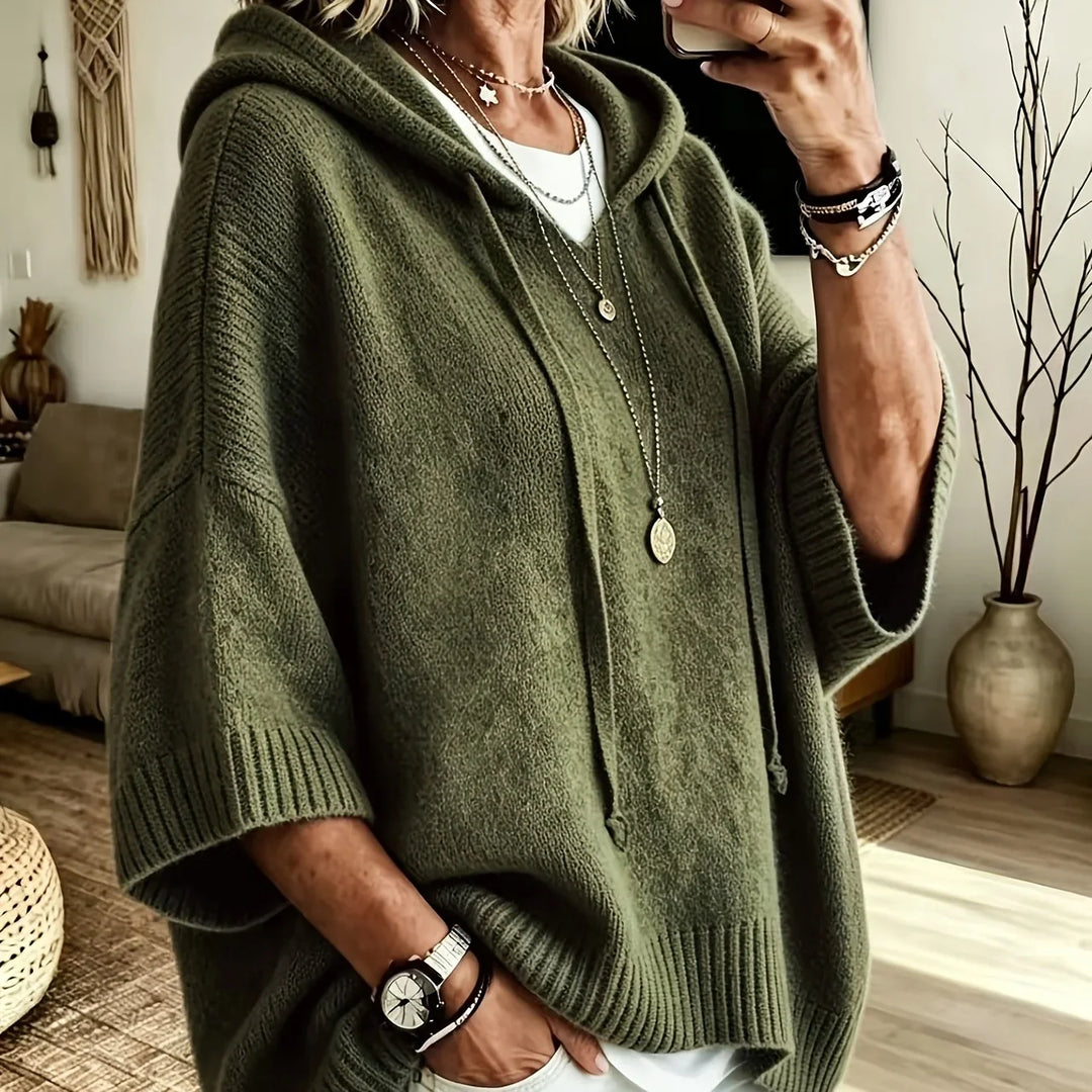 Alice | Women's Oversized Sweater Hoodie Wide Sleeve
