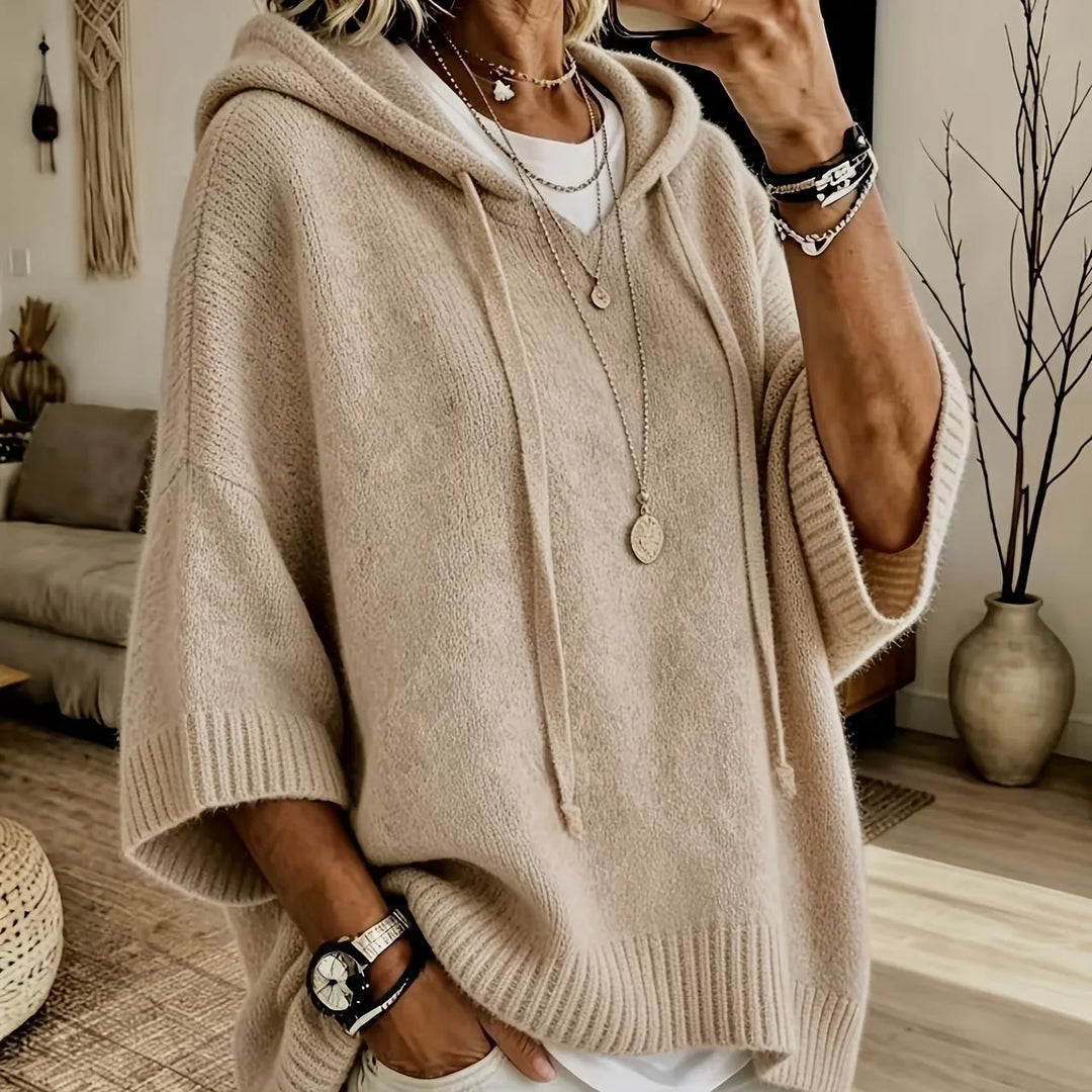 Alice | Women's Oversized Sweater Hoodie Wide Sleeve