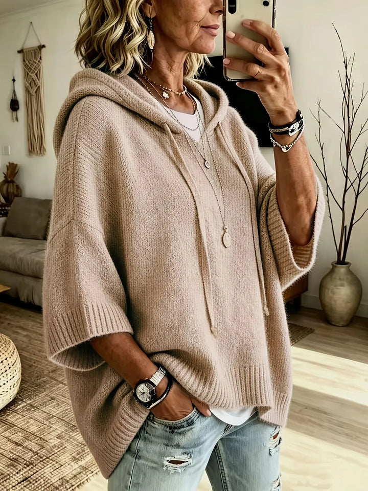 Alice | Women's Oversized Sweater Hoodie Wide Sleeve
