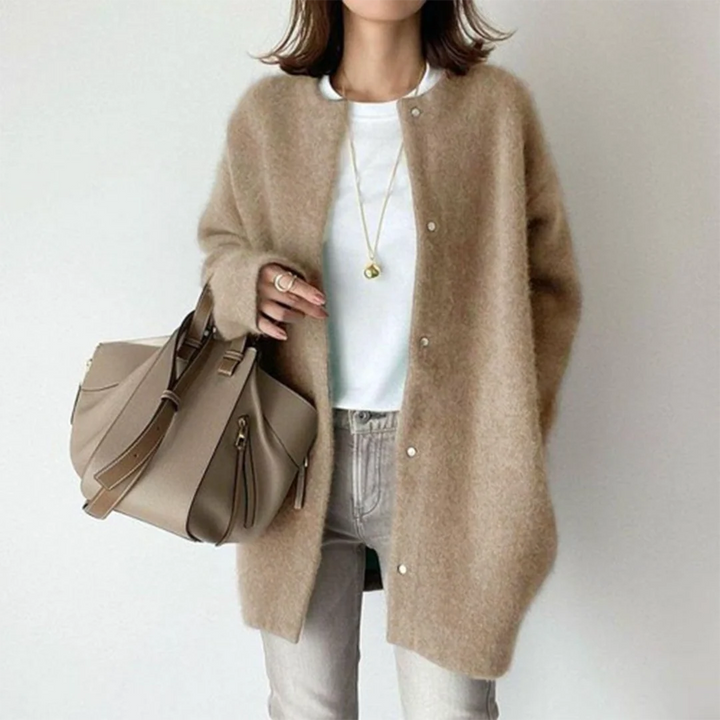 Audrey | Women's Oversized Cardigan Fuzzy Cardigan Sweater