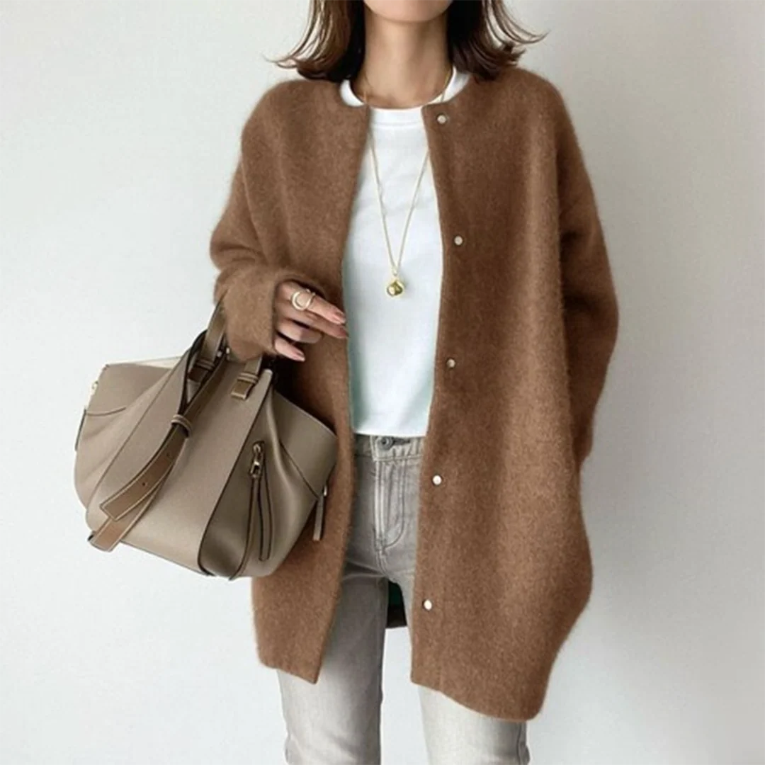 Audrey | Women's Oversized Cardigan Fuzzy Cardigan Sweater