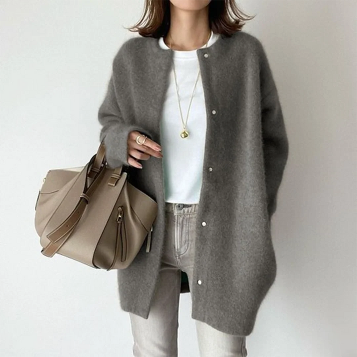 Audrey | Women's Oversized Cardigan Fuzzy Cardigan Sweater