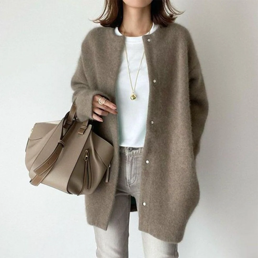Audrey | Women's Oversized Cardigan Fuzzy Cardigan Sweater