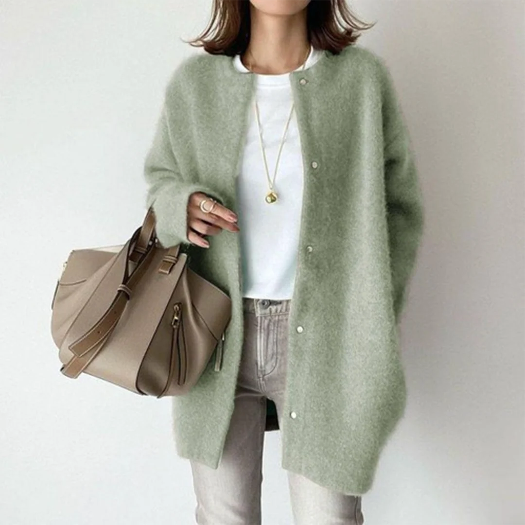 Audrey | Women's Oversized Cardigan Fuzzy Cardigan Sweater