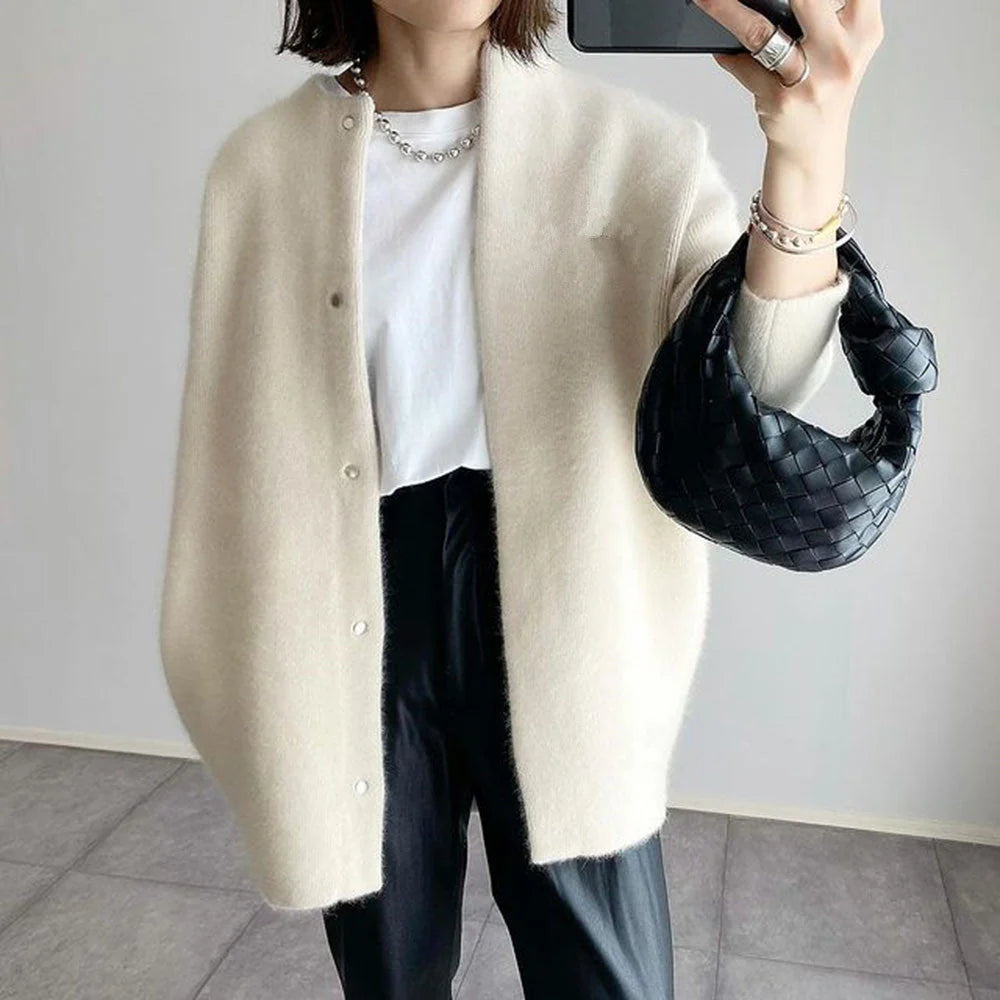 Audrey | Women's Oversized Cardigan Fuzzy Cardigan Sweater
