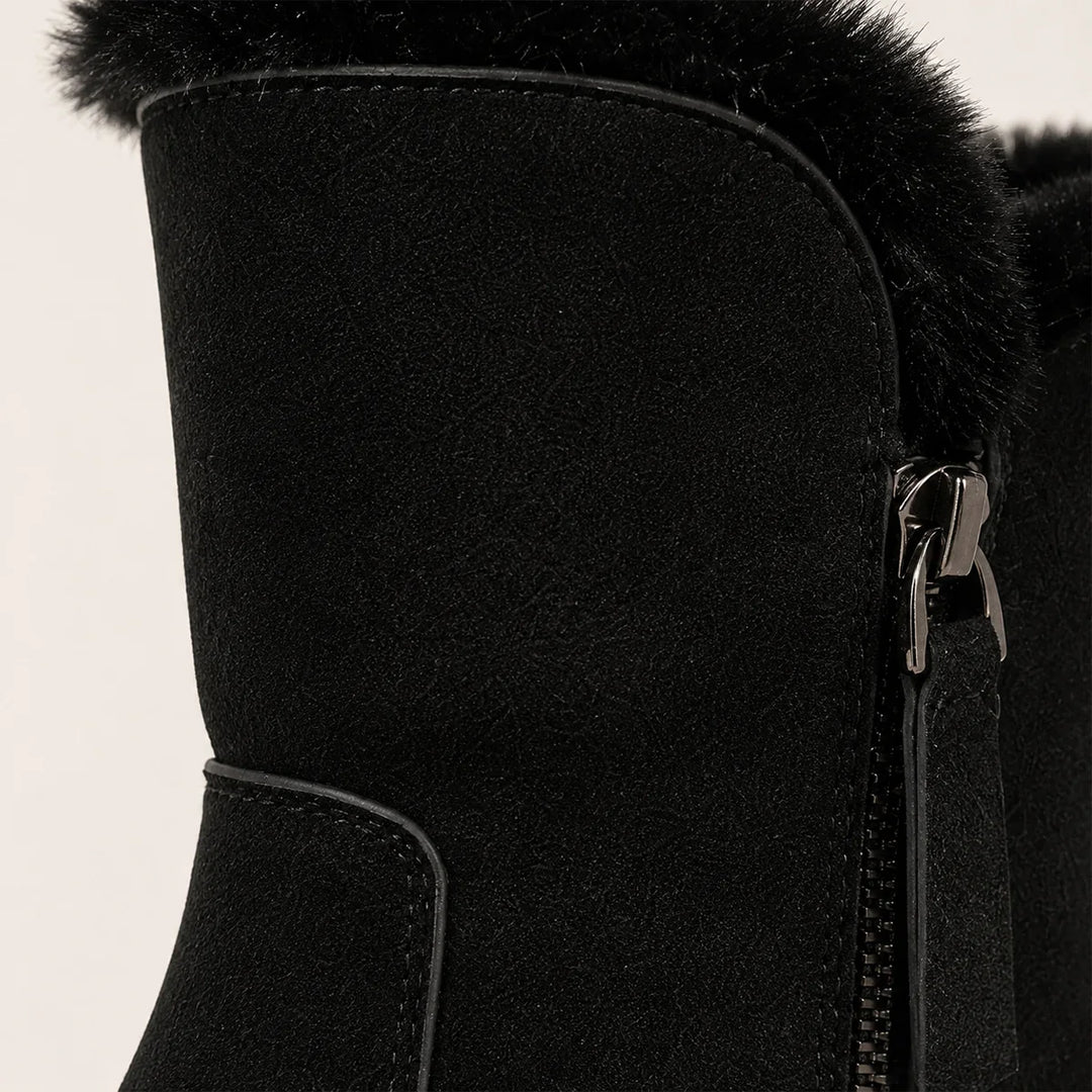 Brianna | Women's Faux Fur Lined Side Zip Winter Boots