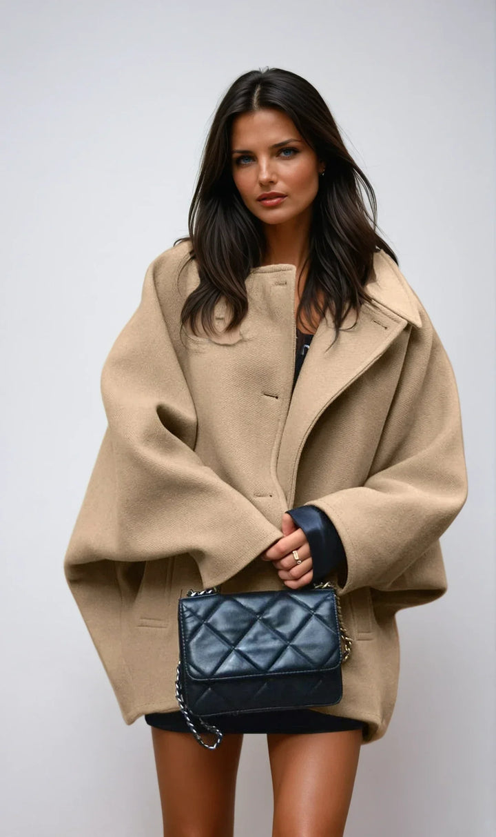 Carmen | Women's Oversized Button Front Short Coat