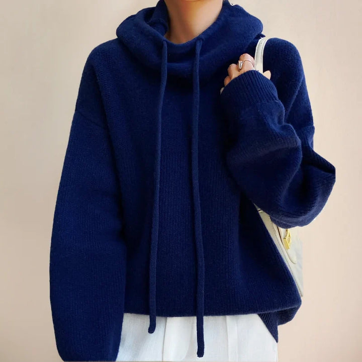 Chelsea | Women's Oversized Cowl Neck Hooded Sweater
