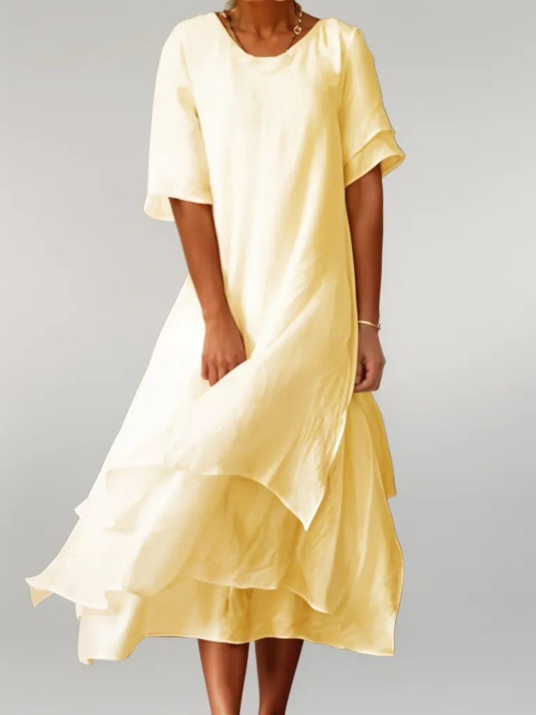 Olivia – Effortless Flowing Midi Dress