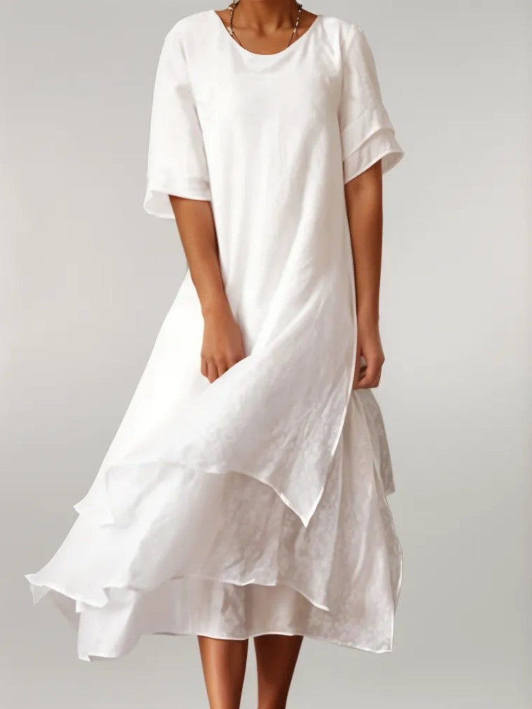 Olivia – Effortless Flowing Midi Dress