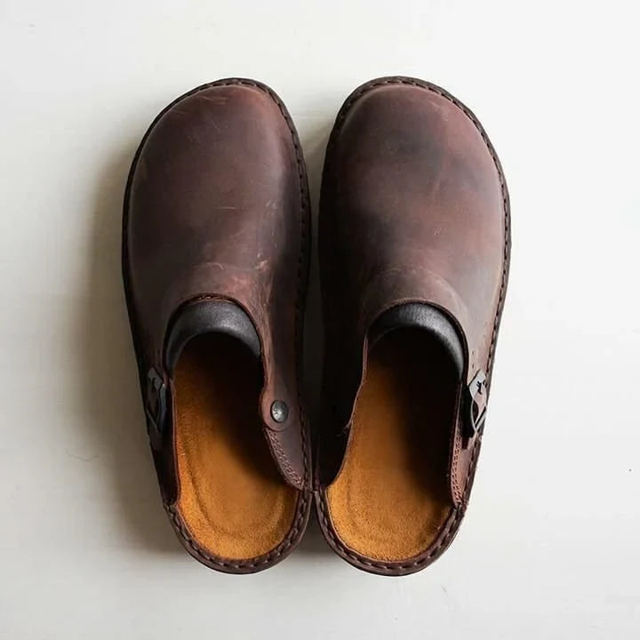 Derek | Men's Buckle Strap Clogs Comfortable Shoes