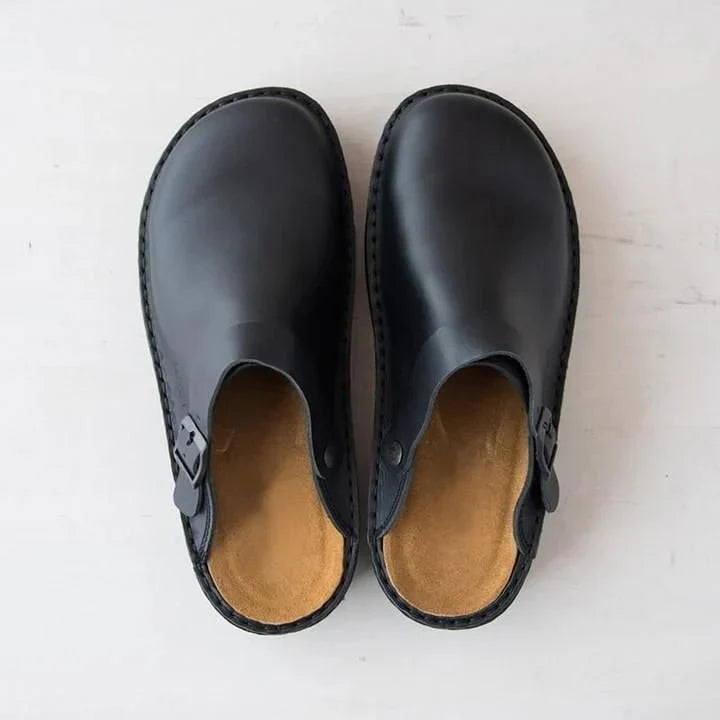 Derek | Men's Buckle Strap Clogs Comfortable Shoes