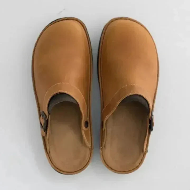 Derek | Men's Buckle Strap Clogs Comfortable Shoes