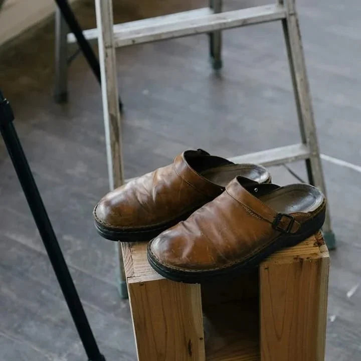 Derek | Men's Buckle Strap Clogs Comfortable Shoes