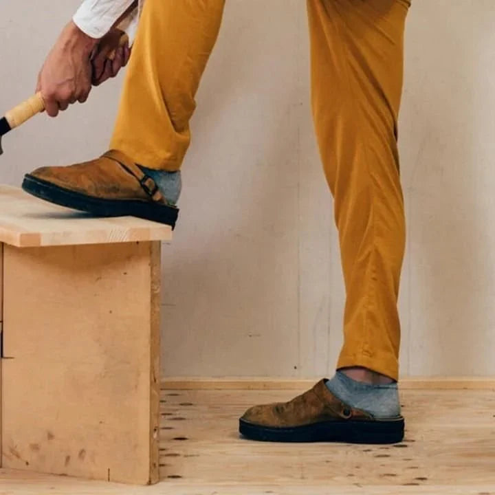 Derek | Men's Buckle Strap Clogs Comfortable Shoes