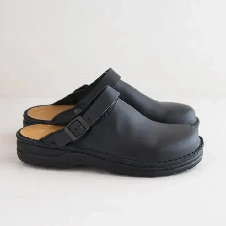 Derek | Men's Buckle Strap Clogs Comfortable Shoes