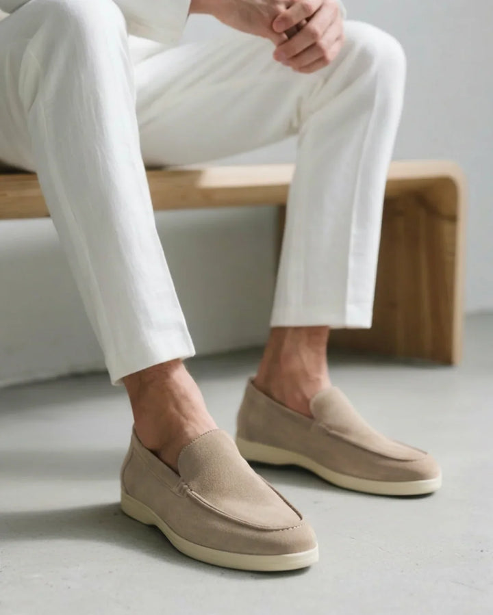 Don | Men's Moc Toe Slip On Loafer Shoes