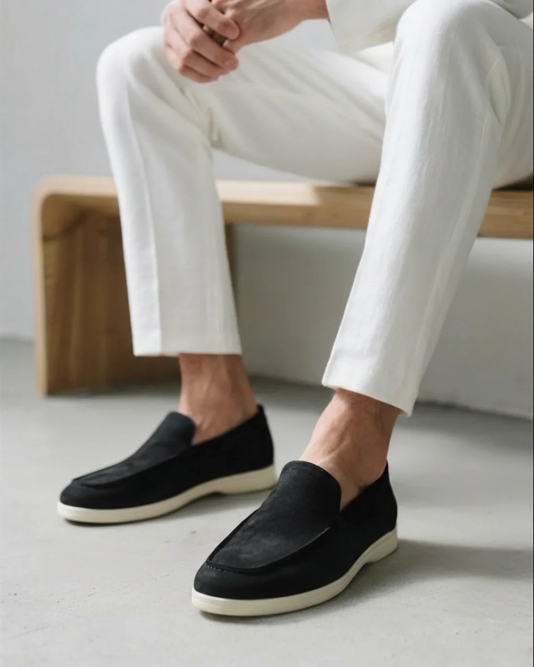 Don | Men's Moc Toe Slip On Loafer Shoes
