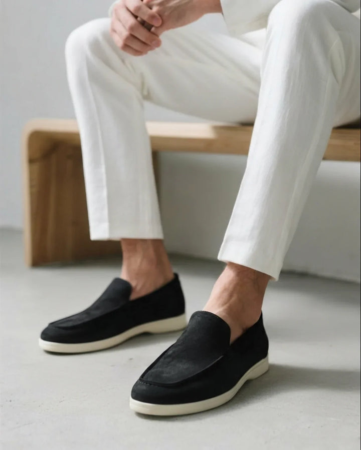 Don | Men's Moc Toe Slip On Loafer Shoes