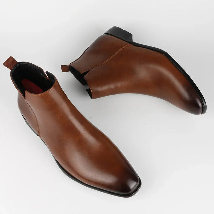 Elliot | Men's Chelsea Boots Side Zip Pointed Toe Boots