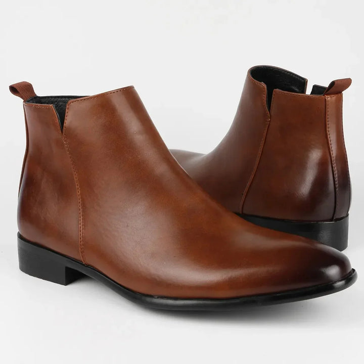 Elliot | Men's Chelsea Boots Side Zip Pointed Toe Boots