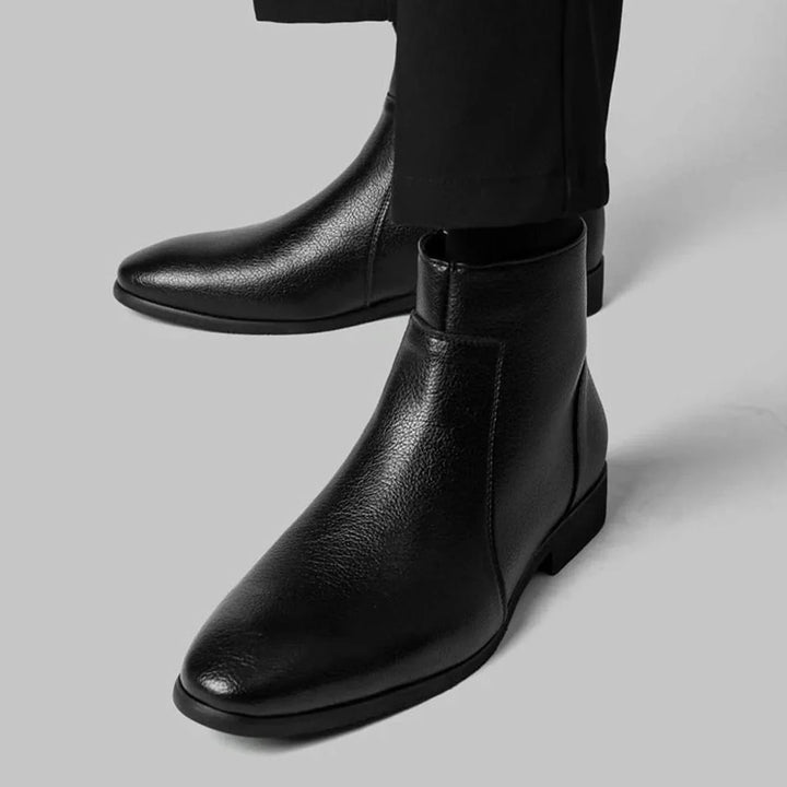 Hunter | Men's Dress Boots Side Zip Pointed Toe Boots