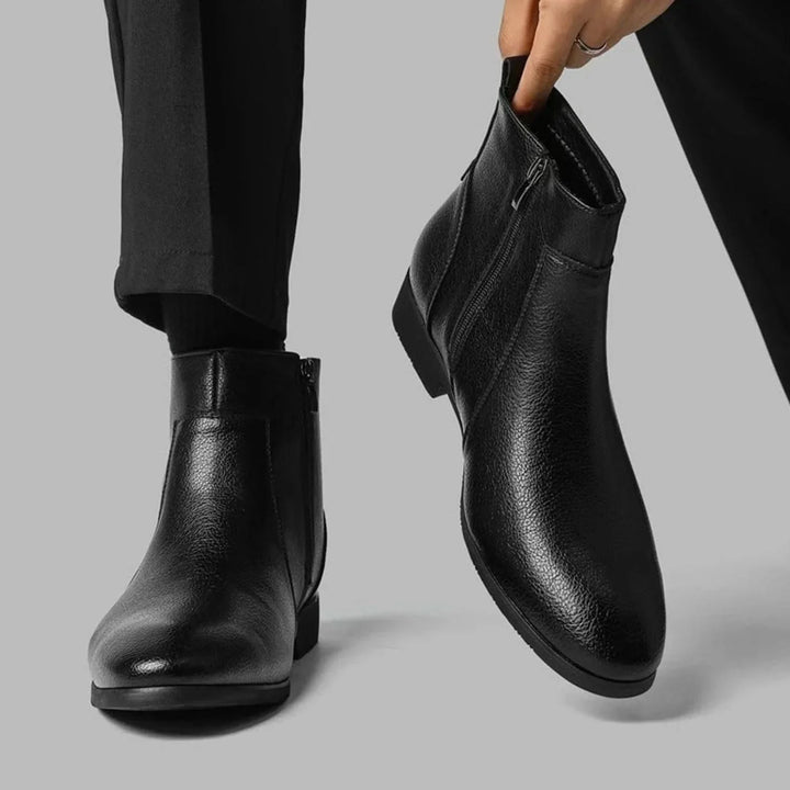 Hunter | Men's Dress Boots Side Zip Pointed Toe Boots