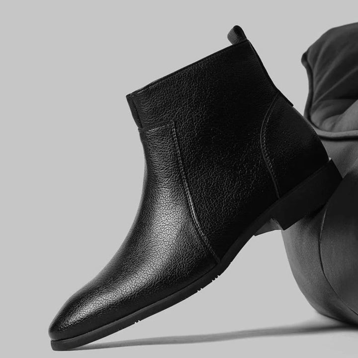 Hunter | Men's Dress Boots Side Zip Pointed Toe Boots