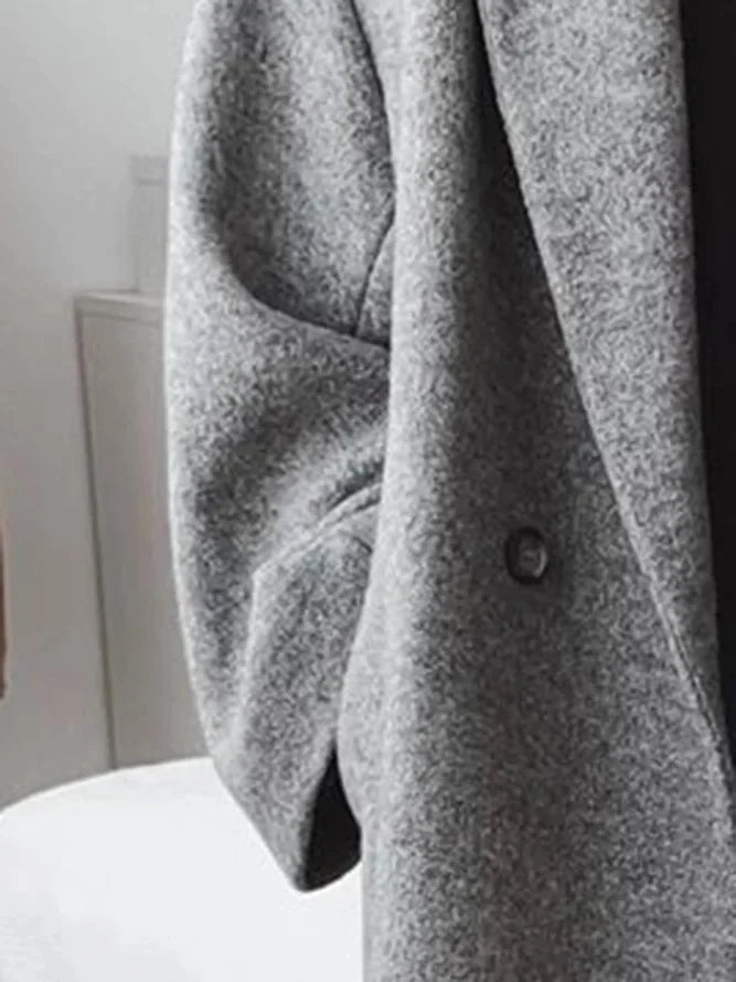 Janice | Women's Double Breasted Longline Oversized Coat