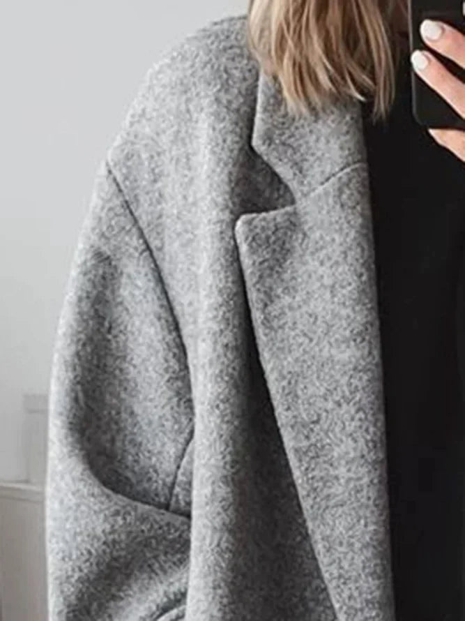 Janice | Women's Double Breasted Longline Oversized Coat