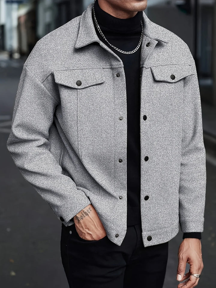 Jared | Men's Chore Jacket Button Up Shirt Jacket