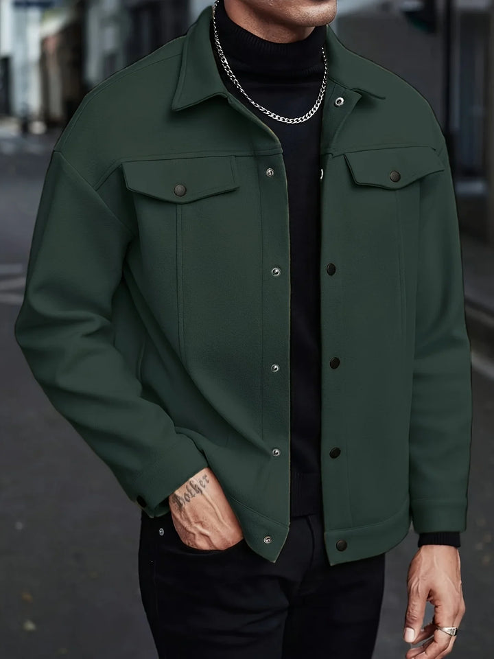 Jared | Men's Chore Jacket Button Up Shirt Jacket