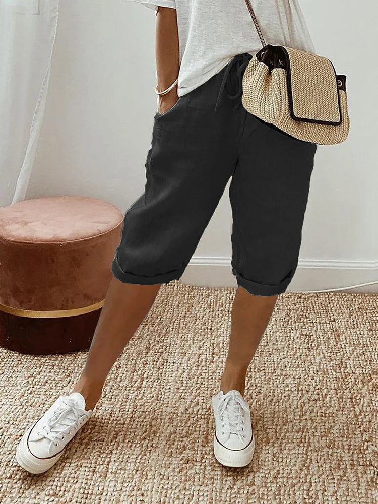 Navy - Comfortable Shorts