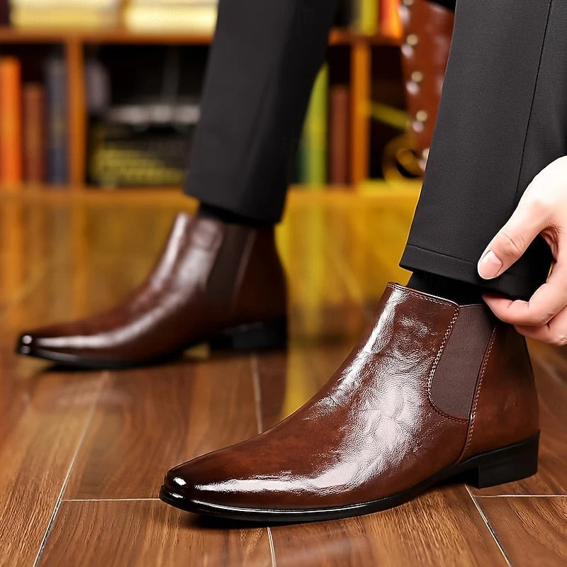 Kurt | Men's Chelsea Boots Polished Dress Boots Pointed Toe