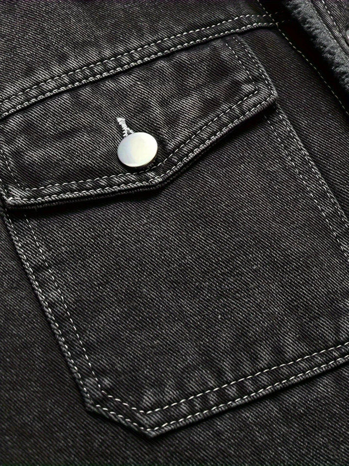 Liam | Men's Sherpa Lined Trucker Jacket Winter Jacket