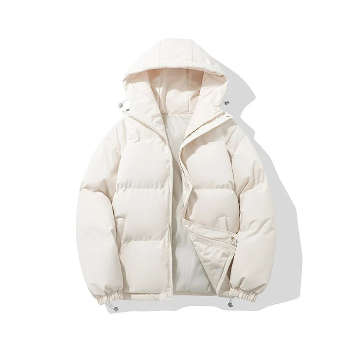 Margot | Women's Cropped Puffer Jacket Hooded Zip Puffer