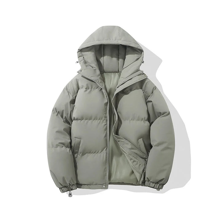 Margot | Women's Cropped Puffer Jacket Hooded Zip Puffer