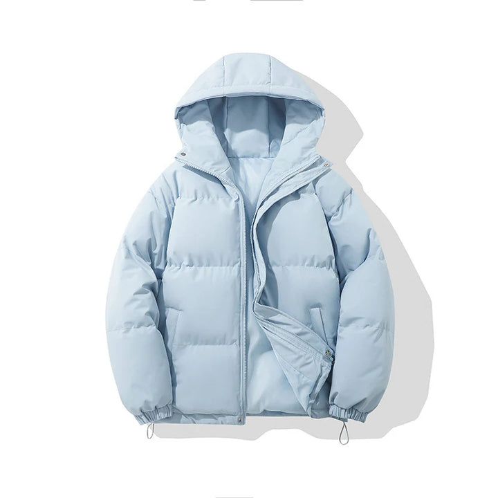 Margot | Women's Cropped Puffer Jacket Hooded Zip Puffer