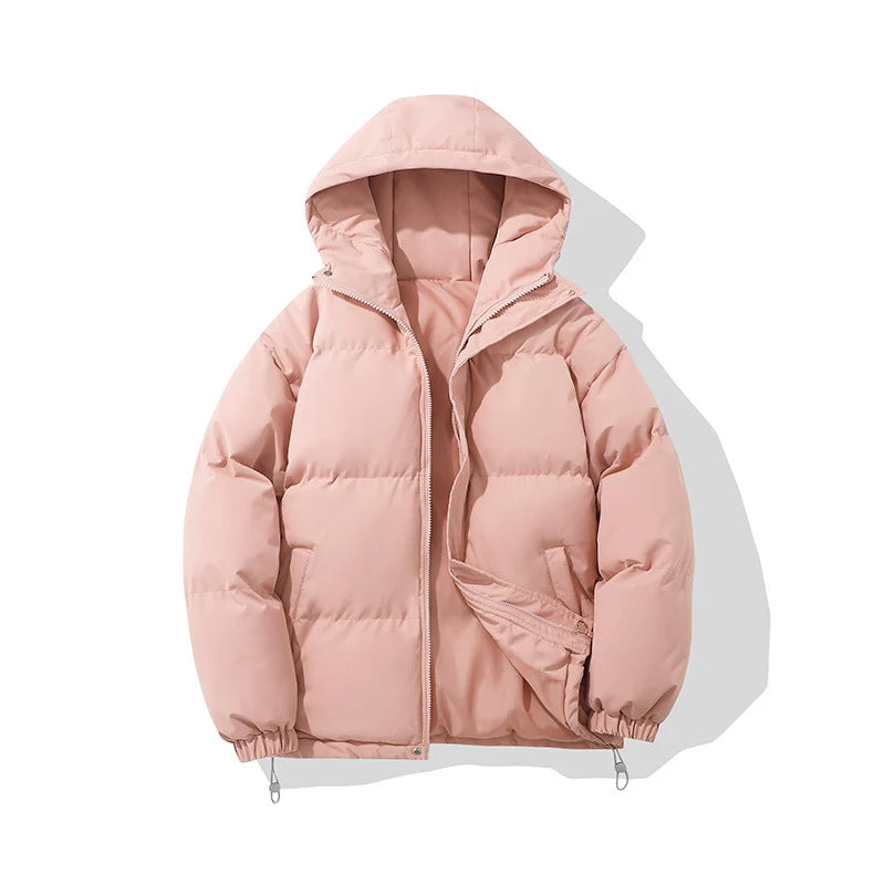 Margot | Women's Cropped Puffer Jacket Hooded Zip Puffer
