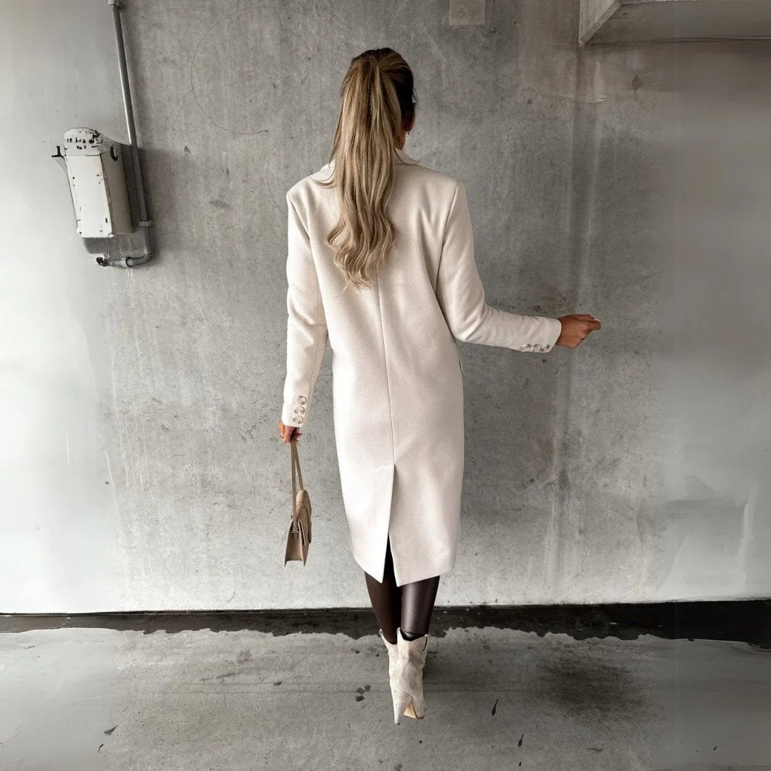 Pamela | Women's Tailored Long Double Breasted Coat