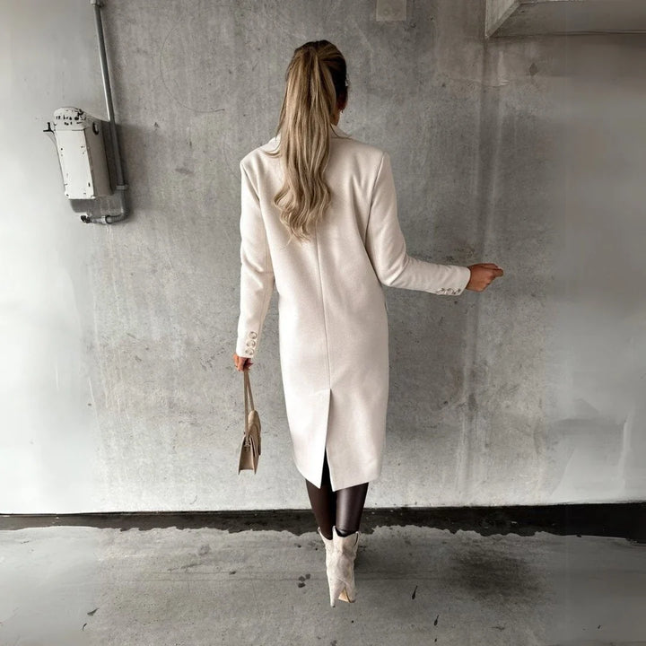 Pamela | Women's Tailored Long Double Breasted Coat