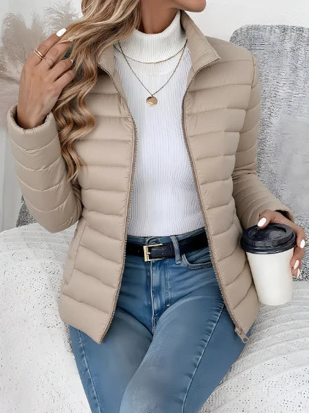 Rita | Women's Stand Collar Lightweight Puffer Jacket