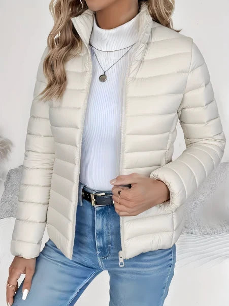 Rita | Women's Stand Collar Lightweight Puffer Jacket