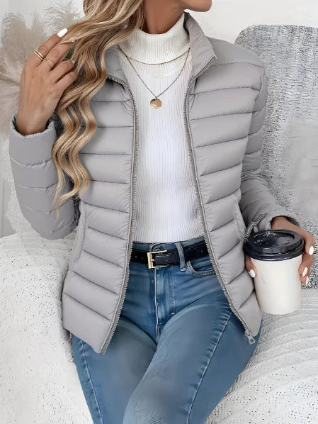 Rita | Women's Stand Collar Lightweight Puffer Jacket