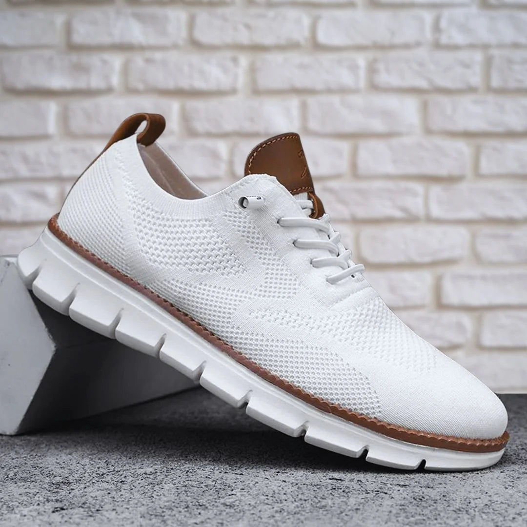Samuel | Men's Walking Shoes Knit Lace Up Wide Toe Box
