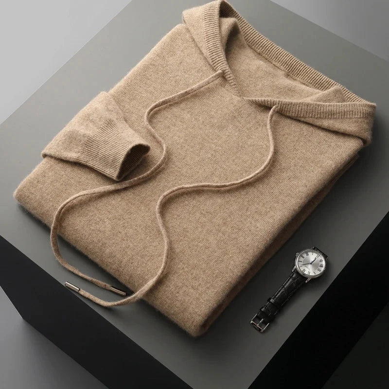 Wade | Men's Hooded Sweater Knit Pullover Hoodie